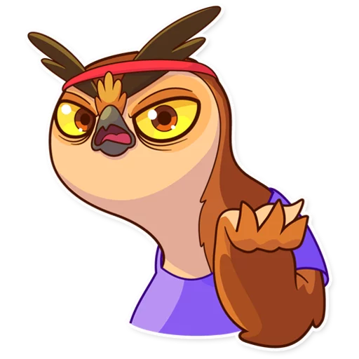 💁 Стикер «Freelance Owl» для Telegram