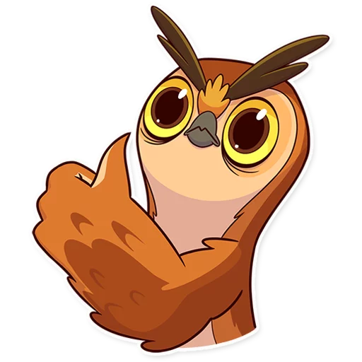 👍 Стикер «Freelance Owl» для Telegram