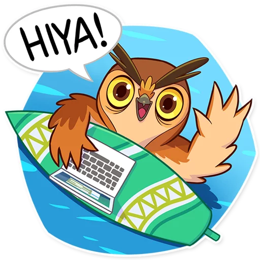 👨 Стикер «Freelance Owl» для Telegram