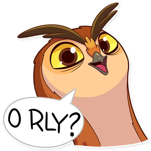 😮 Стикер «Freelance Owl» для Telegram