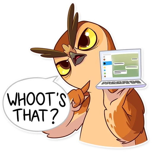 😬 Стикер «Freelance Owl» для Telegram