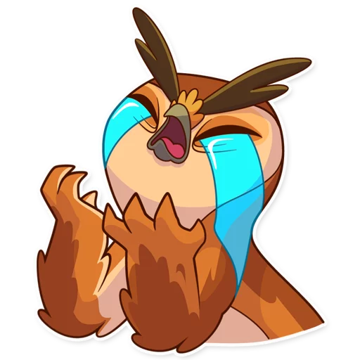 😭 Стикер «Freelance Owl» для Telegram