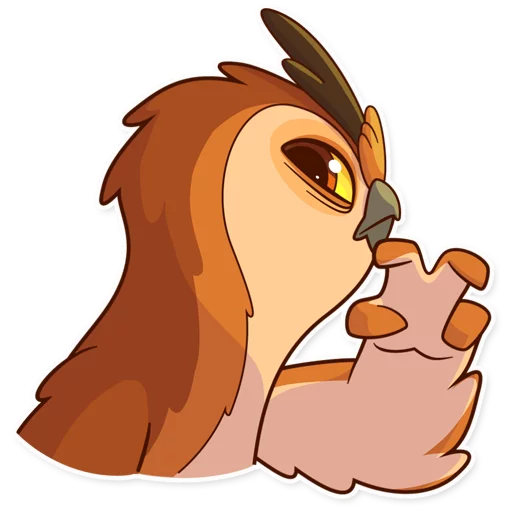 😑 Стикер «Freelance Owl» для Telegram