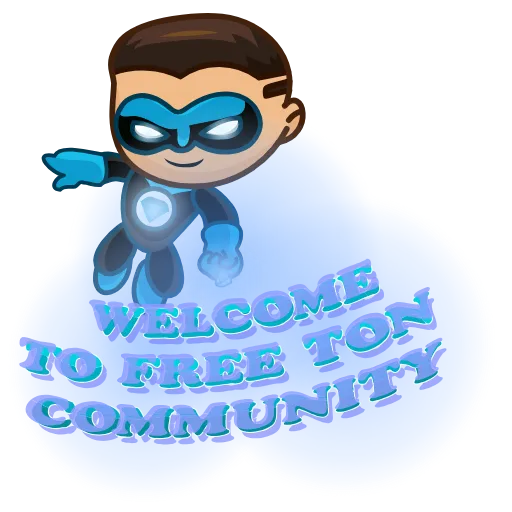 👋 Стикер «FreeTON.org» для Telegram