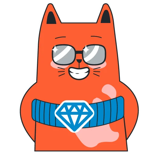 😎 Стикер «freecat» для Telegram