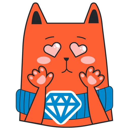 😍 Стикер «freecat» для Telegram