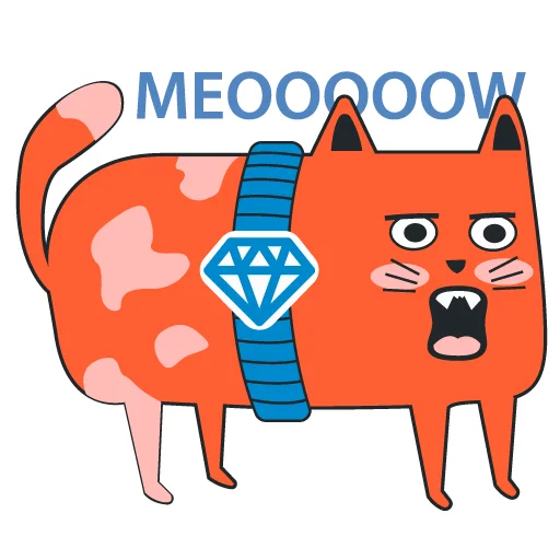 🙀 Стикер «freecat» для Telegram