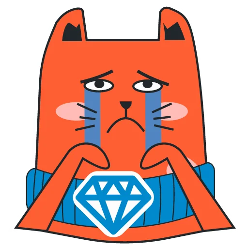 😔 Стикер «freecat» для Telegram