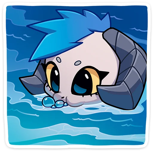 🛁 Стикер «Фриз без надписей» для Telegram