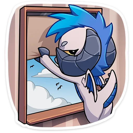 🫣 Стикер «Фриз без надписей» для Telegram