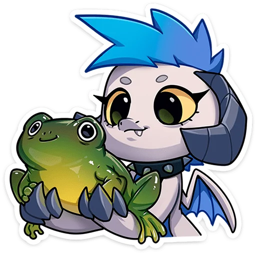 🐸 Стикер «Фриз без надписей» для Telegram