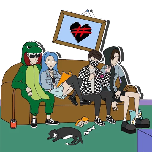 📺 Стикер «ФРЕНДЗОНА FAN» для Telegram