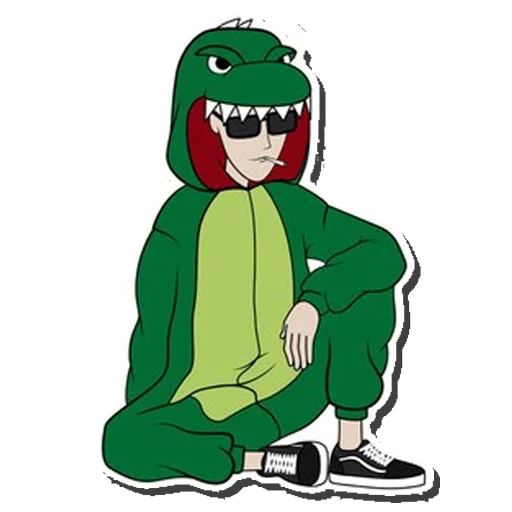 🦎 Стикер «ФРЕНДЗОНА FAN» для Telegram