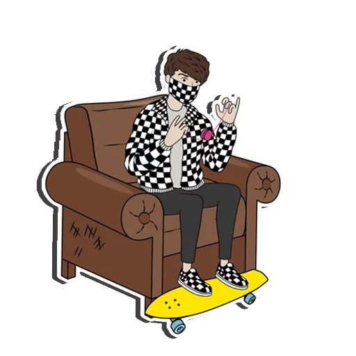 🤩 Стикер «ФРЕНДЗОНА FAN» для Telegram