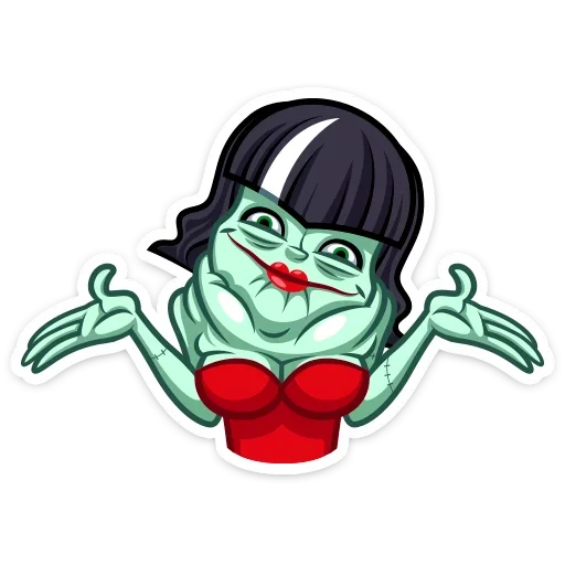 🤷‍♀️ Стикер «Фрэнни» для Telegram