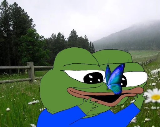 🦋 Стикер «frens» для Telegram