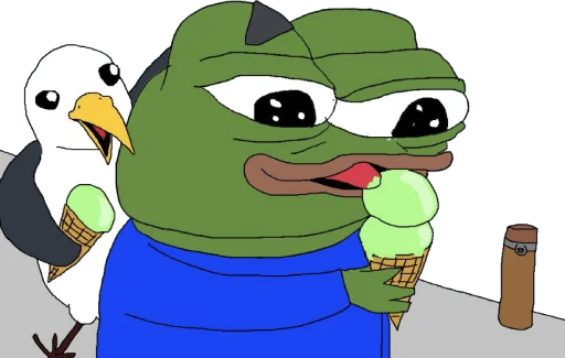 🍦 Стикер «frens» для Telegram