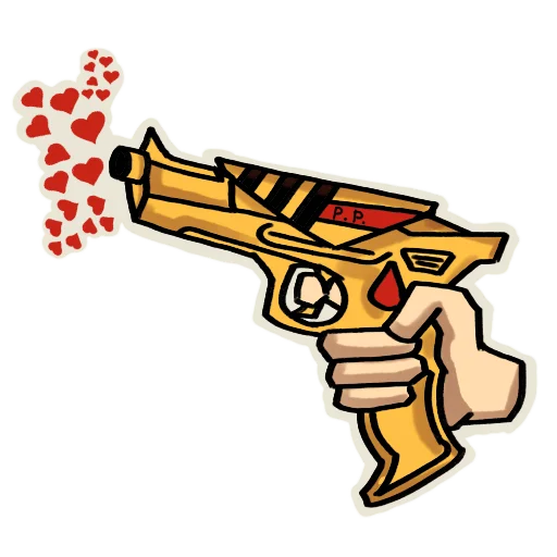 🔫 Стикер «му чече романчече» для Telegram