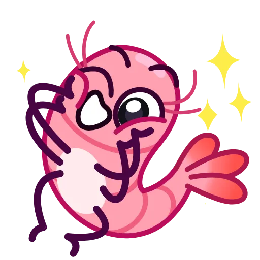 😁 Стикер «Fresh Shrimp» для Telegram