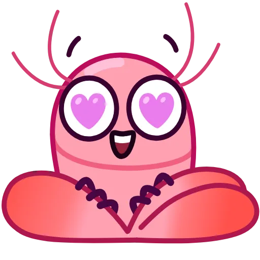 ❤️ Стикер «Fresh Shrimp» для Telegram