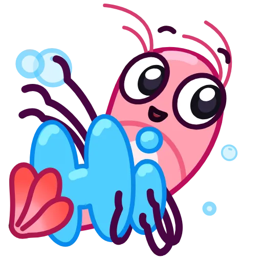 👋 Стикер «Fresh Shrimp» для Telegram