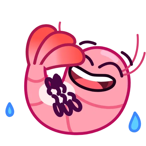 Стикерпак Fresh Shrimp для Telegram