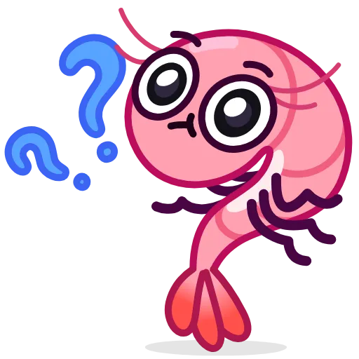 🤷‍♀️ Стикер «Fresh Shrimp» для Telegram