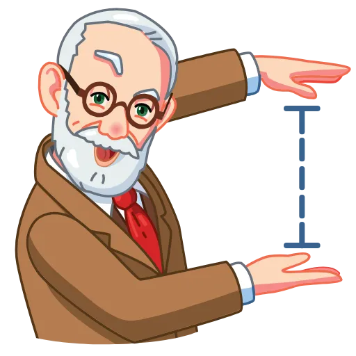 📏 Стикер «Sigmund Freud» для Telegram