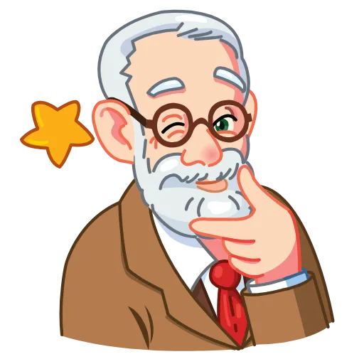 😉 Стикер «Sigmund Freud» для Telegram