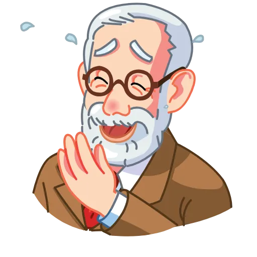 Стикерпак Sigmund Freud для Telegram