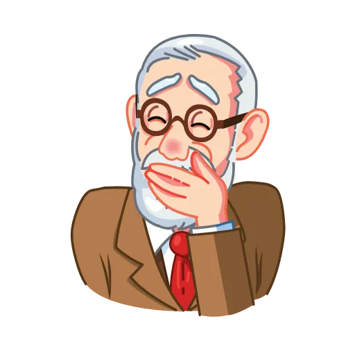 🥱 Стикер «Sigmund Freud» для Telegram
