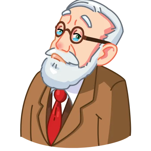 😭 Стикер «Sigmund Freud» для Telegram
