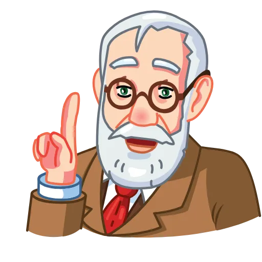😐 Стикер «Sigmund Freud» для Telegram