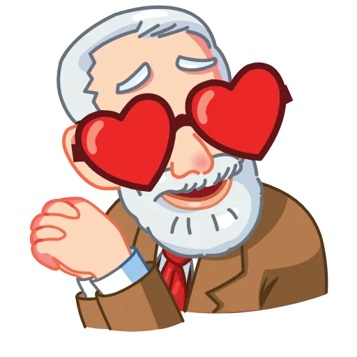 😍 Стикер «Sigmund Freud» для Telegram