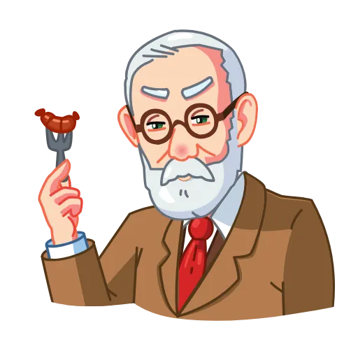 🍴 Стикер «Sigmund Freud» для Telegram