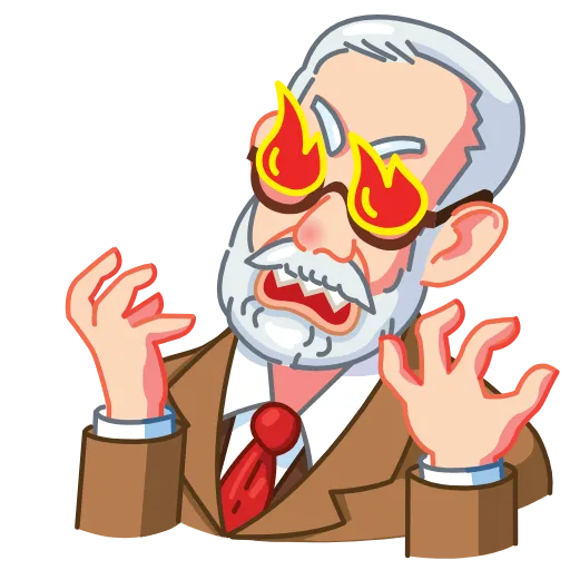 😡 Стикер «Sigmund Freud» для Telegram