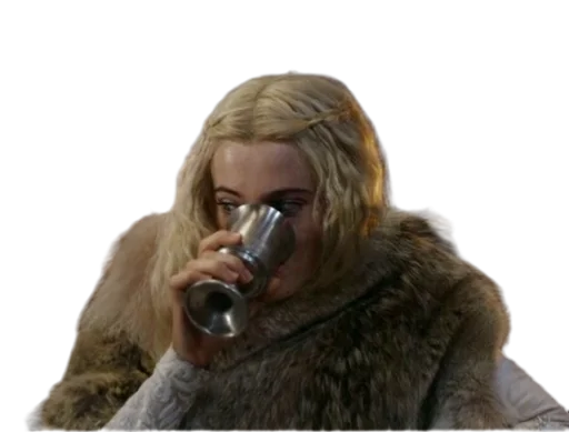 🍷 Стикер «Freya Allan» для Telegram