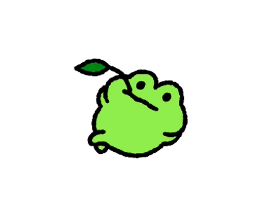 🌱 Стикер «FRIC THE FROG» для Telegram