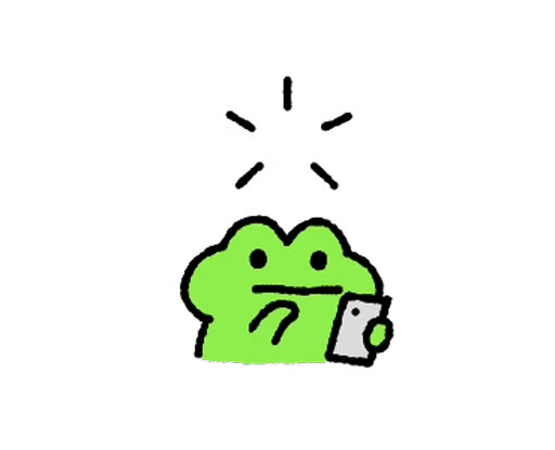 ❤️ Стикер «FRIC THE FROG» для Telegram