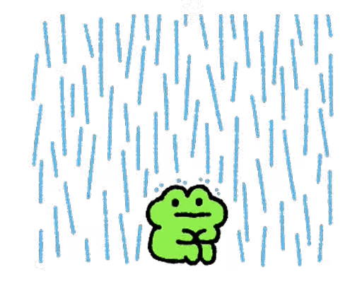 🌧 Стикер «FRIC THE FROG» для Telegram