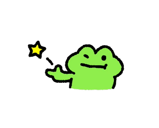😉 Стикер «FRIC THE FROG» для Telegram