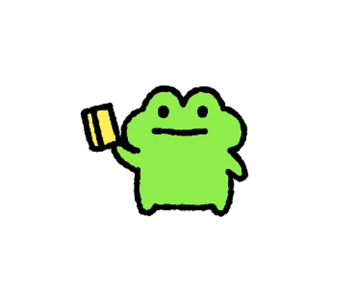 💳 Стикер «FRIC THE FROG» для Telegram