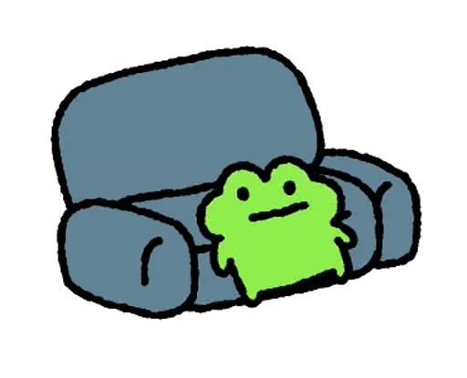 😐 Стикер «FRIC THE FROG» для Telegram