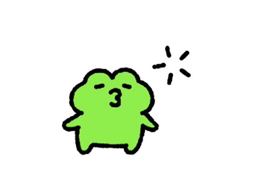 😘 Стикер «FRIC THE FROG» для Telegram