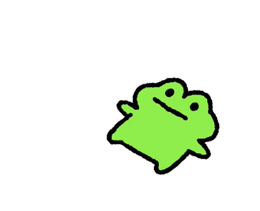 😐 Стикер «FRIC THE FROG» для Telegram