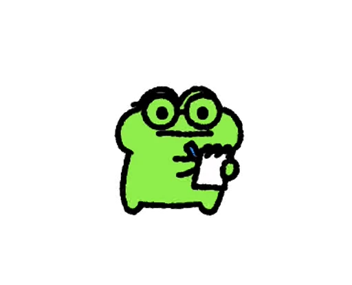 📝 Стикер «FRIC THE FROG» для Telegram