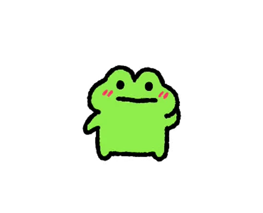 ☺️ Стикер «FRIC THE FROG» для Telegram