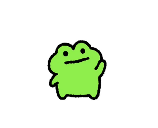 👋 Стикер «FRIC THE FROG» для Telegram