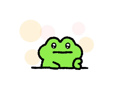 🥹 Стикер «FRIC THE FROG» для Telegram