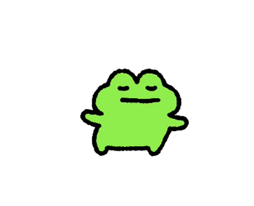 😌 Стикер «FRIC THE FROG» для Telegram